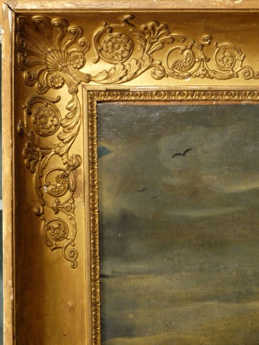 Louis XIV - Important tableau du XVIIe siècle "Kermesse flamande"