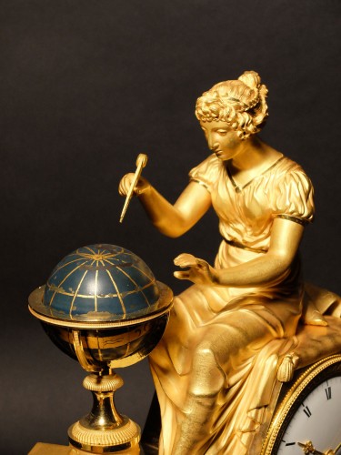 XIXe siècle - Pendule à l'Astronomie d'époque Empire