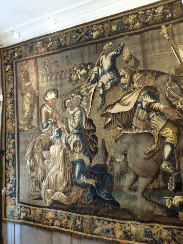 Tapisserie & Tapis Tapisserie - Le triomphe d'Alexandre - Tapisserie de la Manufacture d'Aubusson circa 1700