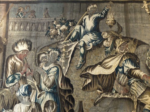 XVIIe siècle - Le triomphe d'Alexandre - Tapisserie de la Manufacture d'Aubusson circa 1700