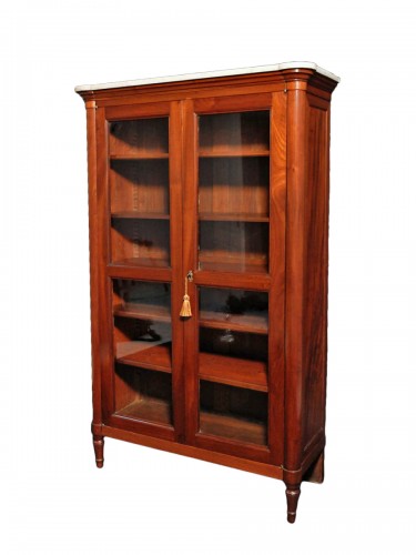 Louis XVI bookcase stamped by Joseph Stockel