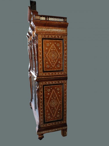 Italian cabinet attributed to Adriano Brambilla (1829-1885) - Furniture Style Napoléon III