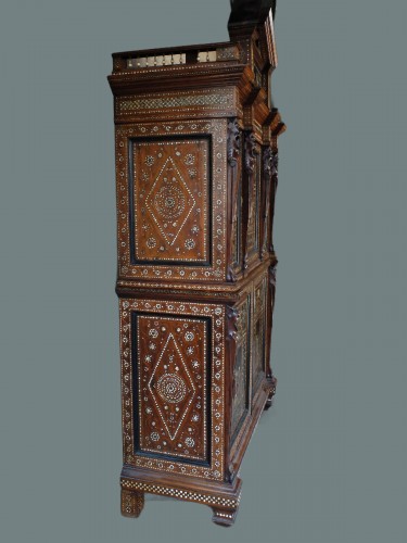 Furniture  - Italian cabinet attributed to Adriano Brambilla (1829-1885)