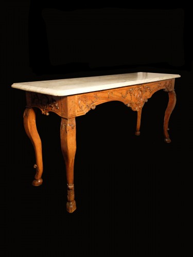 Importante table à gibier d'époque Régence - Mobilier Style Régence