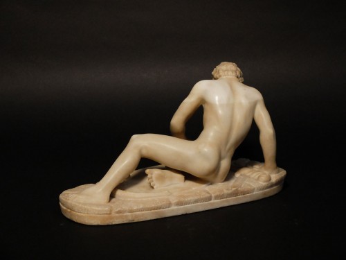 Sculpture  - The Dying Galate - Alabaster of the Grand Tour