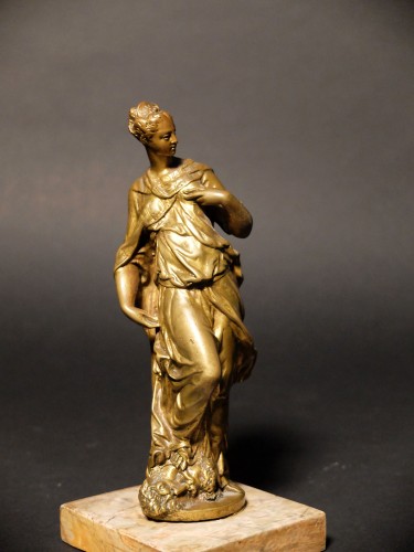 Paire de bronzes italiens - Minerve et Judith - Sculpture Style Napoléon III
