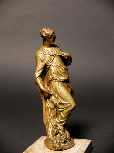 Paire de bronzes italiens - Minerve et Judith - Antiquités Olivier Alberteau