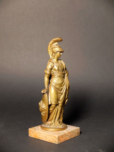 Antiquités - Paire de bronzes italiens - Minerve et Judith