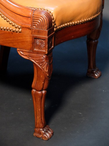 Fauteuil de bureau d'époque empire - Empire