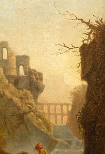 Tableaux et dessins Tableaux XVIIIe siècle - Les cascatelles de Tivoli, école française