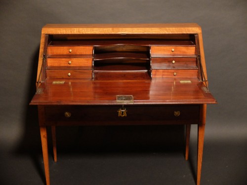 Mobilier Bureau et Secrétaire - Bureau de pente nantais d'époque Louis XVI