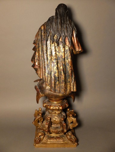 Antiquités - Vierge de l'Immaculée Conception - Espagne XVIIème siècle