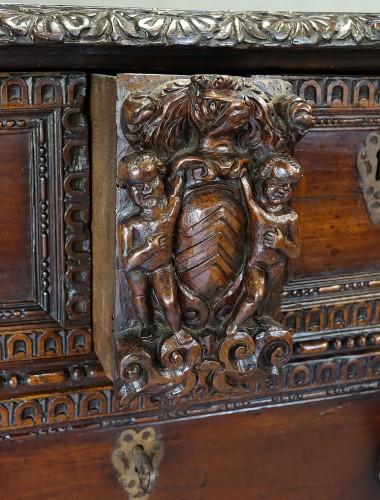 <= 16th century - Chest of drawers &quot;à bambocci&quot; - Genoa, Renaissance period