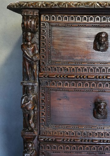 Chest of drawers &quot;à bambocci&quot; - Genoa, Renaissance period - Renaissance