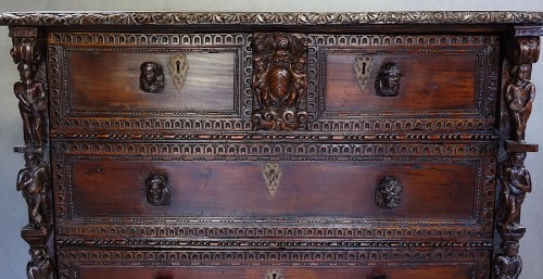 Renaissance - Commode de palais "à bambocci" - Gênes, époque Renaissance