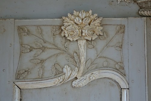 Mobilier Armoire - Armoire de mariage normande sculptée et laquée - Haute-Normandie