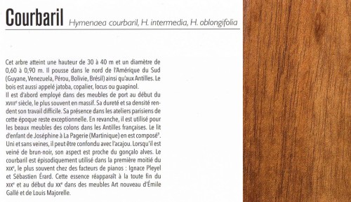 Mobilier Bureau et Secrétaire - Secrétaire en ébène et courbaril, palissandre cerisier et ivoire - La Rochelle XVIIIe