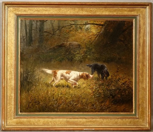 Paintings & Drawings  - Pair of hunting scenes - Pierre Testu (1889-1928)