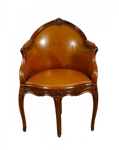 Fauteuil de bureau par Jean-René Nadal, Paris époque Louis XV