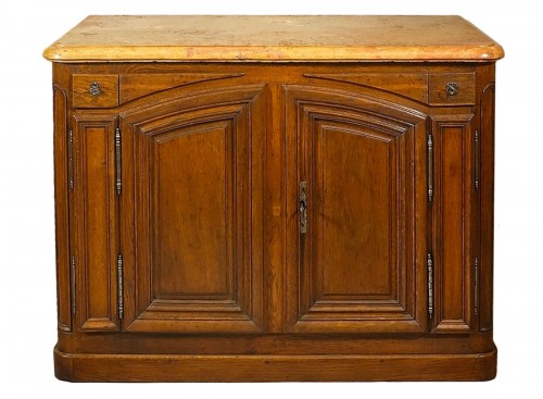 solid oak "double evolution" hunting sideboard
