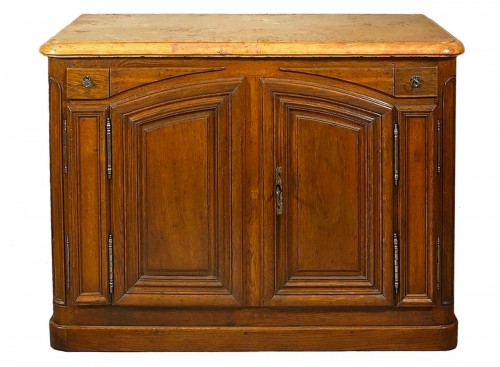 solid oak "double evolution" hunting sideboard