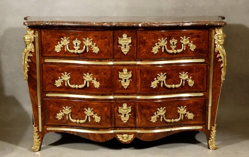 Important Regence commode attributed to Doirat - Furniture Style French Regence
