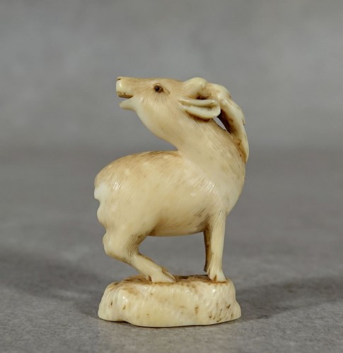 Netsuke signé Eiichi - Japon époque Edo - Arts d