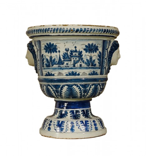 Important vase à oranger - Nevers fin XVIIe début XVIIIe
