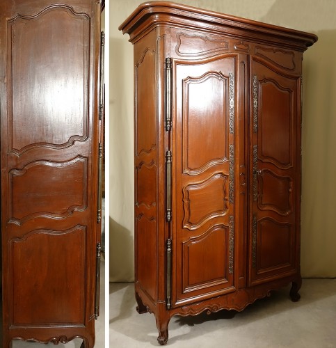 Armoire de mariage provençale - Fourques XVIIIe - Mobilier Style Louis XV