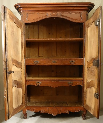 Mobilier Armoire - Armoire de mariage provençale - Fourques XVIIIe