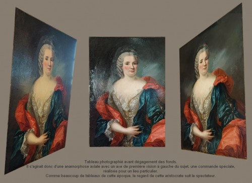 Tableaux et dessins Tableaux XVIIIe siècle - Grand portrait Régence - Cercle des Van Loo