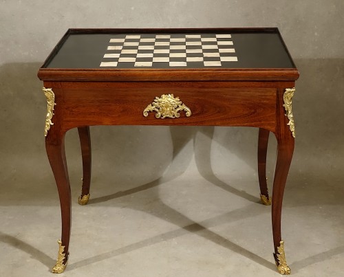 Table à jeux Régence par François Lieutaud - Mobilier Style Régence