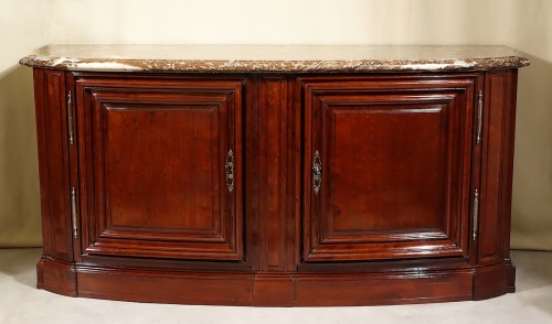 Important buffet de chasse en acajou massif de Saint-Domingue - Mobilier Style Régence
