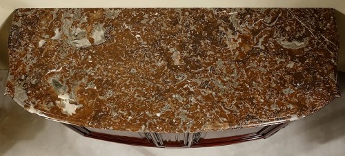 Mobilier Buffet - Important buffet de chasse en acajou massif de Saint-Domingue