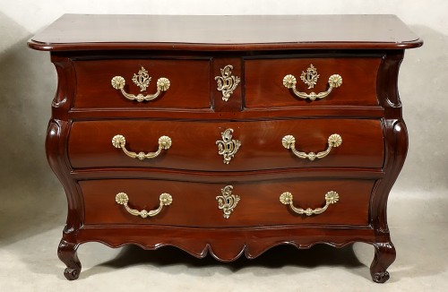 Mobilier Commode - Commode de port bordelaise en acajou massif