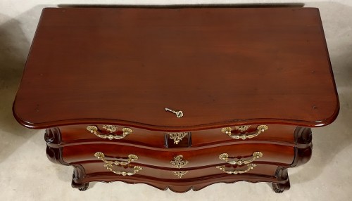 Commode de port bordelaise en acajou massif - Antiquités Philippe Glédel