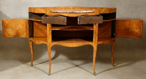 Antiquités - Desserte en console Louis XV