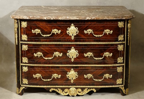 Commode de François Lieutaud d'époque Louis XIV - Mobilier Style Louis XIV