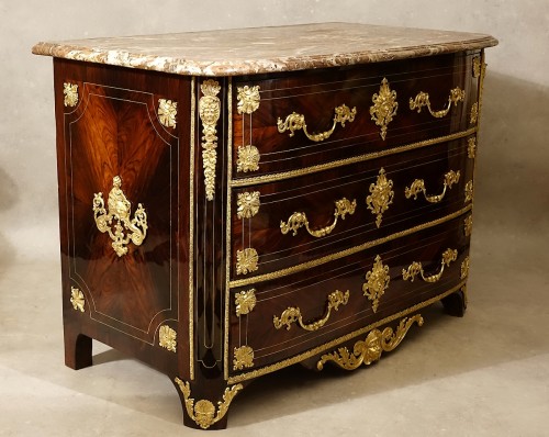 XVIIIe siècle - Commode de François Lieutaud d'époque Louis XIV