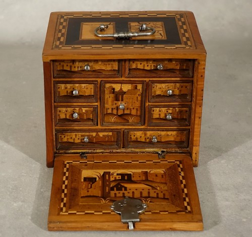XVIIe siècle - Petit cabinet d'Augsbourg XVIIe