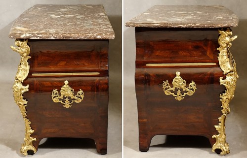 Régence - Très impressionnante commode Régence aux dragons