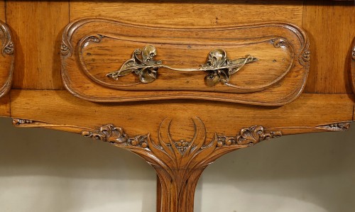 XXe siècle - Très large console desserte Art nouveau