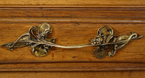 Très large console desserte Art nouveau - Art nouveau
