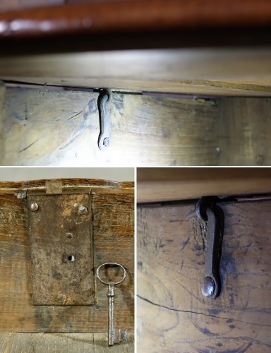 Antiquités - Commode malouine Louis XIV