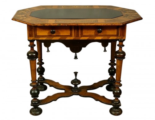 Table de changeur suisse - Canton des Grisons XVIIe.