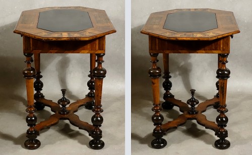 Table de changeur suisse - Canton des Grisons XVIIe. - Louis XIV