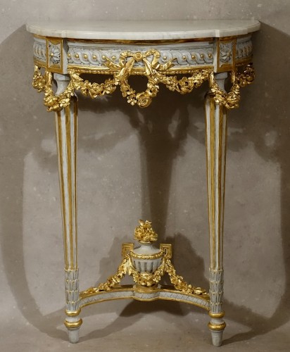 Petite console d’époque Louis XVI - Louis XVI