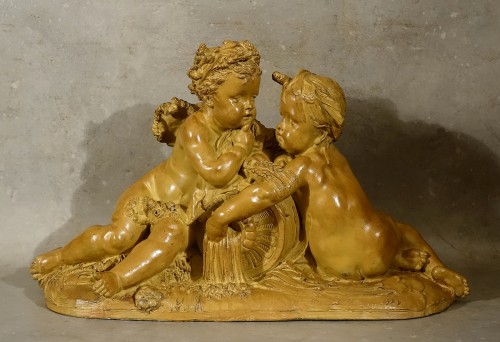 Terre cuite par Carrier-Belleuse - Sculpture Style Napoléon III