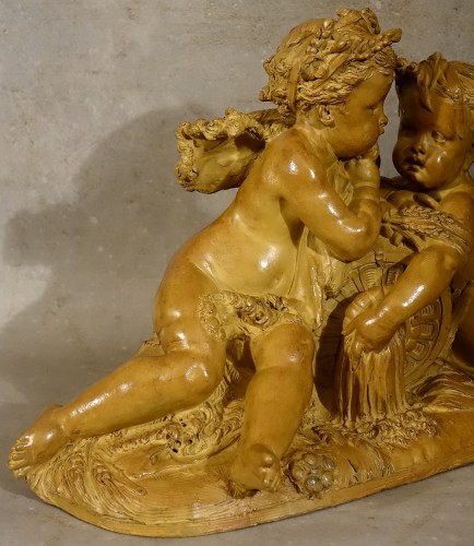 XIXe siècle - Terre cuite par Carrier-Belleuse