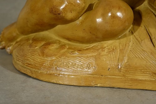 Napoléon III - Terre cuite par Carrier-Belleuse